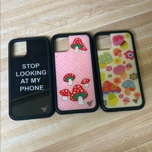 Set of 3 Wildflower IPhone 11 cases